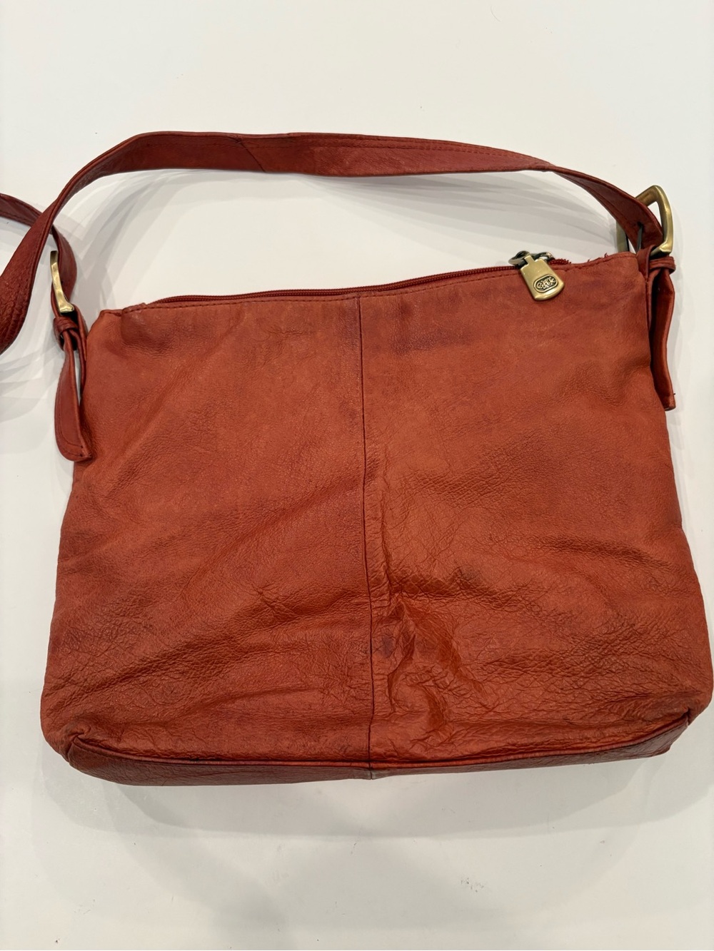 Everyday Rust Crossbody Shoulder Bag -leather-country-boho -office -casual- - Picture 8 of 8